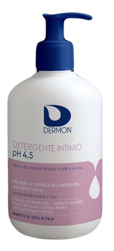 DERMON DETERGENTE INTIMO USO FREQUENTE PH 4,5 500 ML - Farmacia Rossi2 - Farmacia Rossi 