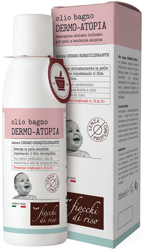 FIOCCHI DI RISO DERMO-ATOPIA OLIO BAGNO - Farmacia Rossi2 - Farmacia Rossi 