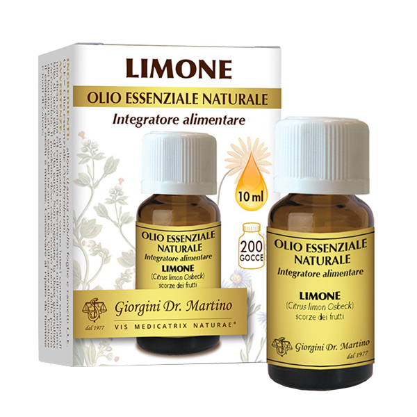 LIMONE OLIO ESSENZIALE NATURALE 10 ML - Farmacia Rossi2 - Farmacia Rossi 