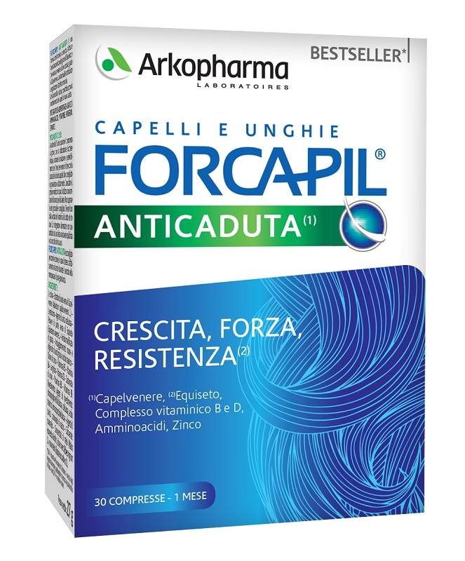 FORCAPIL ANTI CADUTA 30 COMPRESSE - Farmacia Rossi2 - Farmacia Rossi 