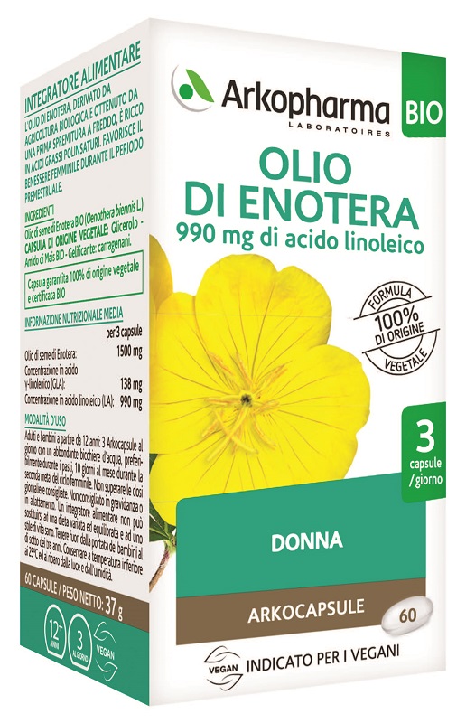 ARKOCPS OLIO ENOTERA BIO 60 CAPSULE - Farmacia Rossi2 - Farmacia Rossi 