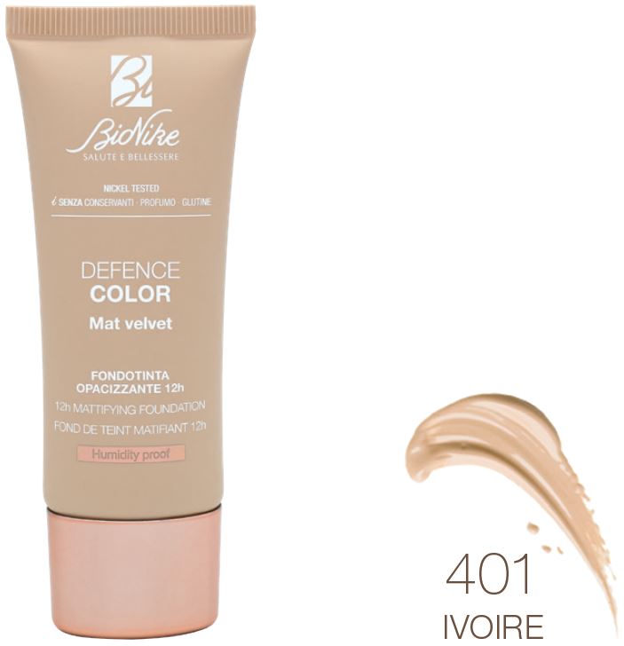 DEFENCE COLOR FONDOTINTA MAT VELVET 401 30 ML - Farmacia Rossi2 - Farmacia Rossi 