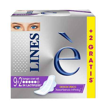 LINES E' ASSORBENTI LUNGO 9+2 PEZZI - Farmacia Rossi2 - Farmacia Rossi 