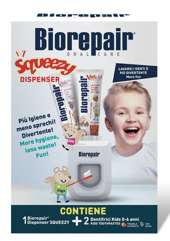 BIOREPAIR SQUEEZE DISPENSER + 2 KIDS 50 ML - Farmacia Rossi2 - Farmacia Rossi 