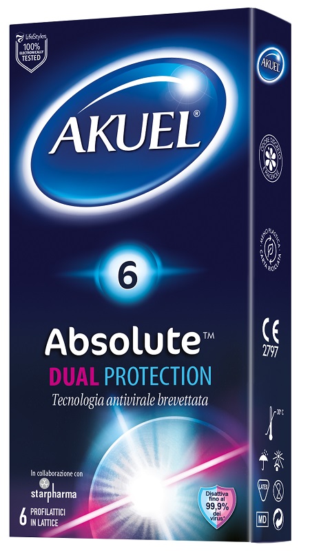 AKUEL ABSOLUTE DUAL PROTECTION 6 PEZZI - Farmacia Rossi2 - Farmacia Rossi 