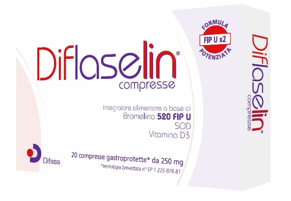 DIFLASELIN 20 COMPRESSE GASTROPROTETTE 250 MG - Farmacia Rossi2 - Farmacia Rossi 