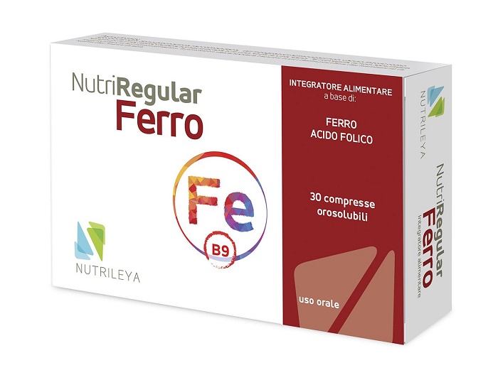 NUTRIREGULAR FERRO 30 COMPRESSE OROSOLUBILI - Farmacia Rossi2 - Farmacia Rossi 