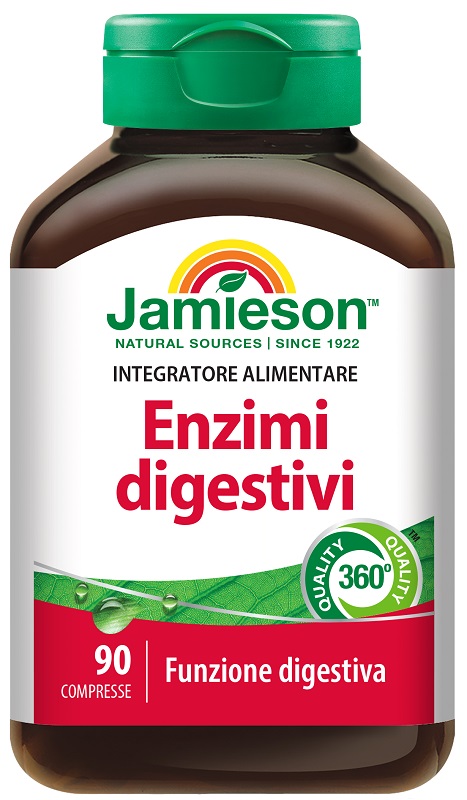 JAMIESON ENZIMI DIGESTIVI 90 COMPRESSE - Farmacia Rossi2 - Farmacia Rossi 