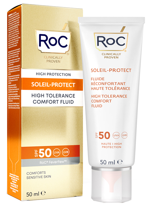 ROC FLUIDO SOLARE VISO SPF 50 ELEVATA TOLLERABILITA' 50 ML - Farmacia Rossi2 - Farmacia Rossi 