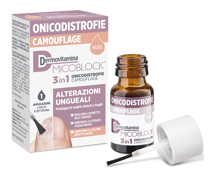 DERMOVITAMINA MICOBLOCK 3 IN 1 ONICODISTROFIE CAMOUFLAGE 8 ML - Farmacia Rossi2 - Farmacia Rossi 