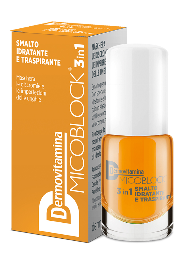 DERMOVITAMINA MICOBLOCK 3IN1 SMALTO IDRATANTE E TRASPIRANTE GIALLO - Farmacia Rossi2 - Farmacia Rossi 