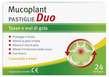 THEISS MUCOPLANT 24 PASTIGLIE CAMOMILLA E MIELE - Farmacia Rossi2 - Farmacia Rossi 