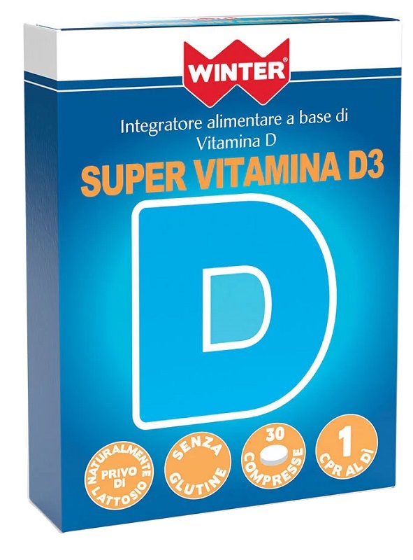 WINTER SUPER VITAMINA D3 30 COMPRESSE - Farmacia Rossi2 - Farmacia Rossi 