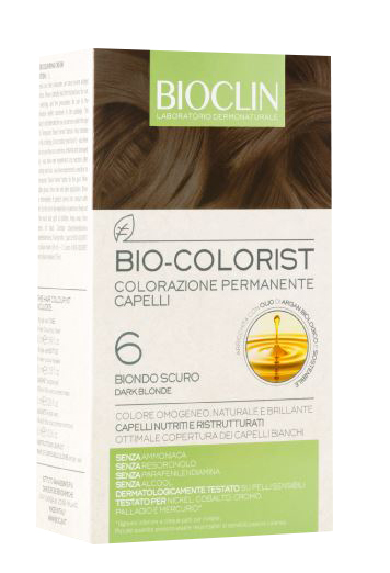 BIOCLIN BIO COLOR FAST&PERFECTION 6,0 BIONDO SCURO CREMA COLORANTE 60 ML + RIVELATORE IN CREMA 60 ML + BIO COLOR SHAMPOO 10 ML + BIO COLOR MASCHERA 10 ML - Farmacia Rossi2 - Farmacia Rossi 