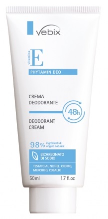 VEBIX PHYTAMIN E DEO PERFORMANCE CREMA DEO 48H-50ML BICARBONATO DI SODIO - Farmacia Rossi2 - Farmacia Rossi 