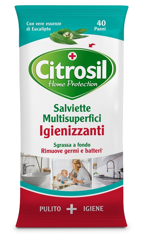 CITROSIL SALVIETTE IGIENIZZANTI EUCALIPTO 40 PEZZI - Farmacia Rossi2 - Farmacia Rossi 