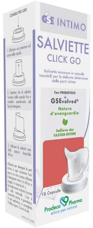 GSE INTIMO SALVIETTE CLICK GO 10 PEZZI - Farmacia Rossi2 - Farmacia Rossi 