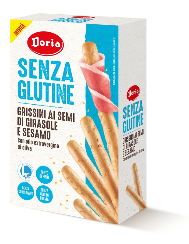 DORIA GRISSINI SEMI GIRASOLE-SESAMO 5X20 G - Farmacia Rossi2 - Farmacia Rossi 