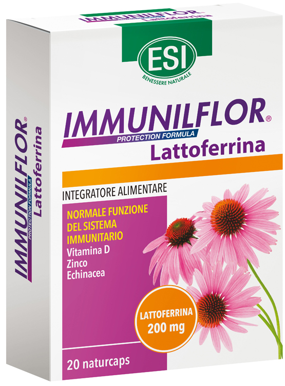 ESI IMMUNILFLOR LATTOFERRINA 20 NATURCAPS - Farmacia Rossi2 - Farmacia Rossi 