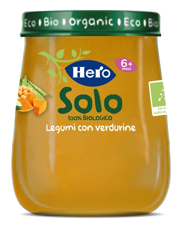 HERO BABY SOLO OMOGENEIZZATO LEGUMI VERDURE 120 G - Farmacia Rossi2 - Farmacia Rossi 