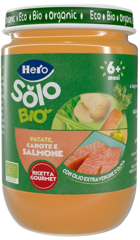 HERO BABY SOLO OMOGENEIZZATO SALMONE VERDURE 190 G - Farmacia Rossi2 - Farmacia Rossi 