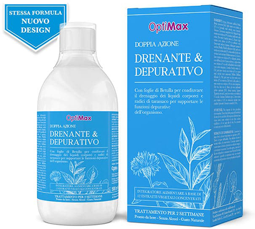 OPTIMAX DRENANTE DEPURATIVO 500 ML - Farmacia Rossi2 - Farmacia Rossi 