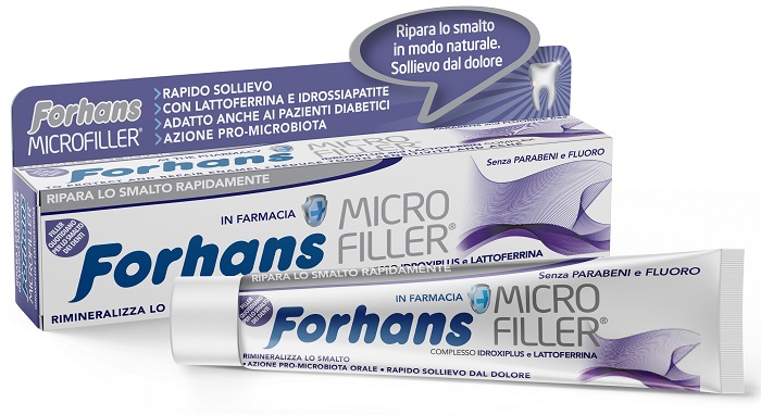 FORHANS DENTIFRICIO MICROFILLER PROTEZIONE SMALTO 75 ML - Farmacia Rossi2 - Farmacia Rossi 