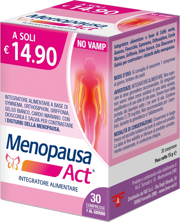 MENOPAUSA ACT 30 COMPRESSE - Farmacia Rossi2 - Farmacia Rossi 