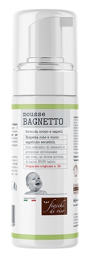 FIOCCHI DI RISO MOUSSE BAGNETTO TALCO 200 ML - Farmacia Rossi2 - Farmacia Rossi 