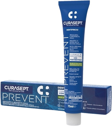 CURASEPT PREVENT DENTIFRICIO 75 ML - Farmacia Rossi2 - Farmacia Rossi 