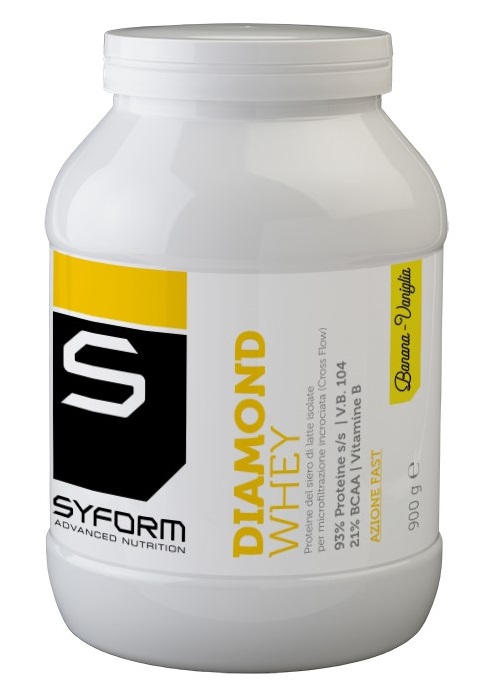 DIAMOND WHEY BANANA/VANIGLIA POLVERE 900 G - Farmacia Rossi2 - Farmacia Rossi 