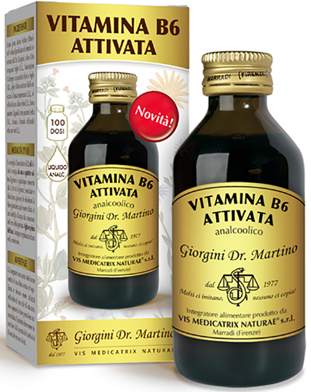 VITAMINA B6 ATTIVATA LIQUIDA 100 ML - Farmacia Rossi2 - Farmacia Rossi 