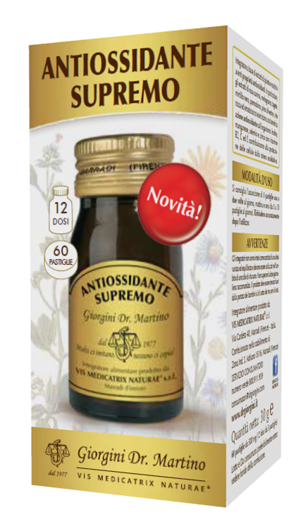 ANTIOSSIDANTE SUPREMO 60 PASTIGLIE - Farmacia Rossi2 - Farmacia Rossi 