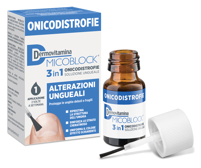 DERMOVITAMINA MICOBLOCK 3IN1 ONICODISTROFIE 7 ML - Farmacia Rossi2 - Farmacia Rossi 
