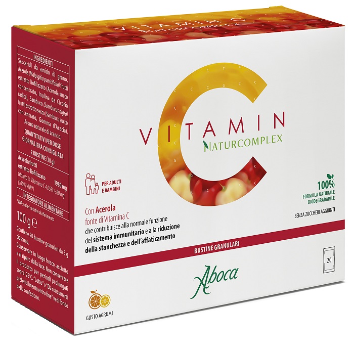 VITAMIN C NATURCOMPLEX 20 BUSTINE - Farmacia Rossi2 - Farmacia Rossi 