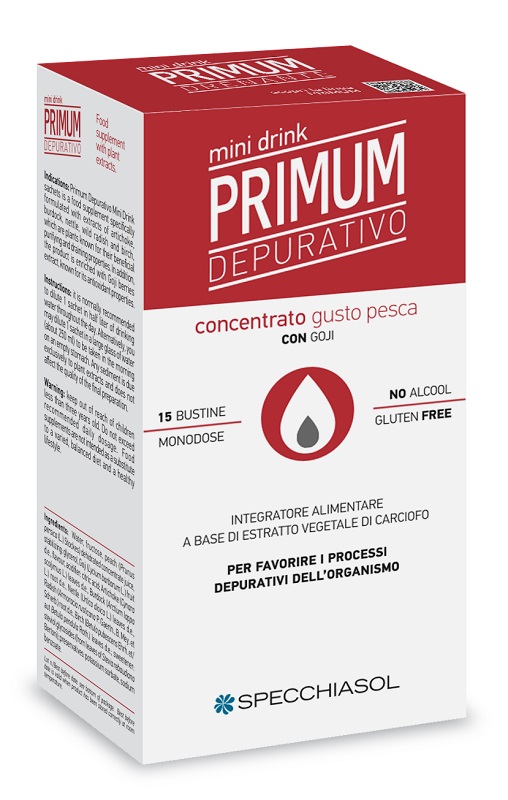 PRIMUM DEPURATIVO MINIDRINK PESCA 15 STICK DA 10 ML - Farmacia Rossi2 - Farmacia Rossi 