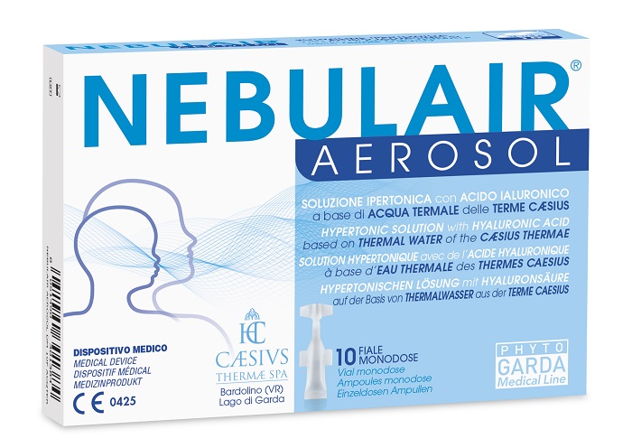 NEBULAIR AEROSOL SOLUZIONE IPERTONICA 10 FIALE MONODOSE 3 ML ACQTERM - Farmacia Rossi2 - Farmacia Rossi 
