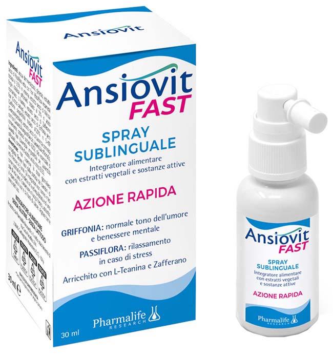 ANSIOVIT FAST SPRAY SUBLINGUALE 30 ML - Farmacia Rossi2 - Farmacia Rossi 