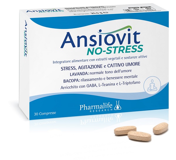 ANSIOVIT NO STRESS 30 COMPRESSE - Farmacia Rossi2 - Farmacia Rossi 