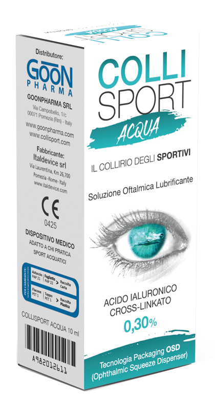 COLLISPORT ACQUA SOLUZIONE OFTALMICA LUBRIFICANTE 10 ML - Farmacia Rossi2 - Farmacia Rossi 