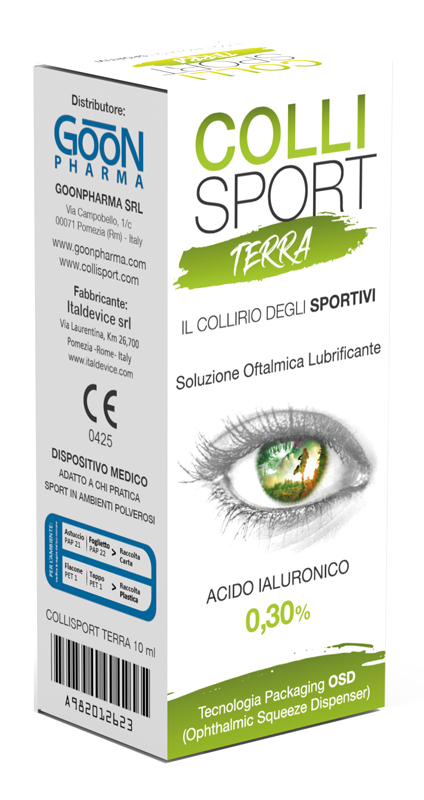COLLISPORT TERRA SOLUZIONE OFTALMICA LUBRIFICANTE 10 ML - Farmacia Rossi2 - Farmacia Rossi 