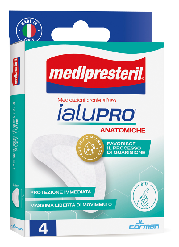MEDIPRESTERIL IALUPRO DITA 3,8X7 CM 4 PEZZI - Farmacia Rossi2 - Farmacia Rossi 