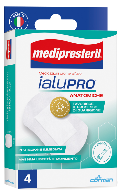 MEDIPRESTERIL IALUPRO BRACCIA 7,5X10 CM 4 PEZZI - Farmacia Rossi2 - Farmacia Rossi 