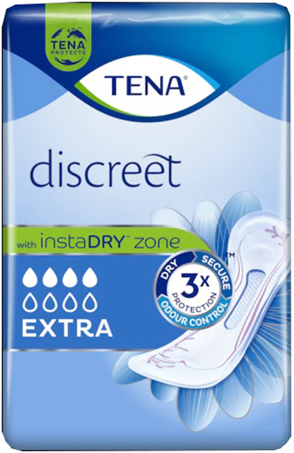ASSORBENTE INCONTINENZA LEGGERA TENA DISCREET EXTRA 10 PEZZI - Farmacia Rossi2 - Farmacia Rossi 