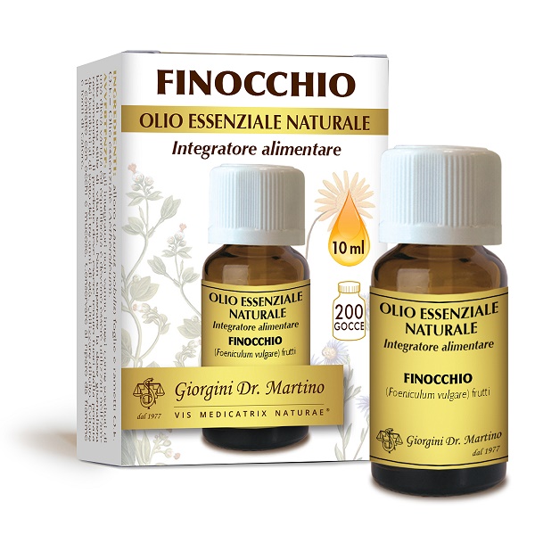 FINOCCHIO OLIO ESSENZIALE NATURALE 10 ML - Farmacia Rossi2 - Farmacia Rossi 