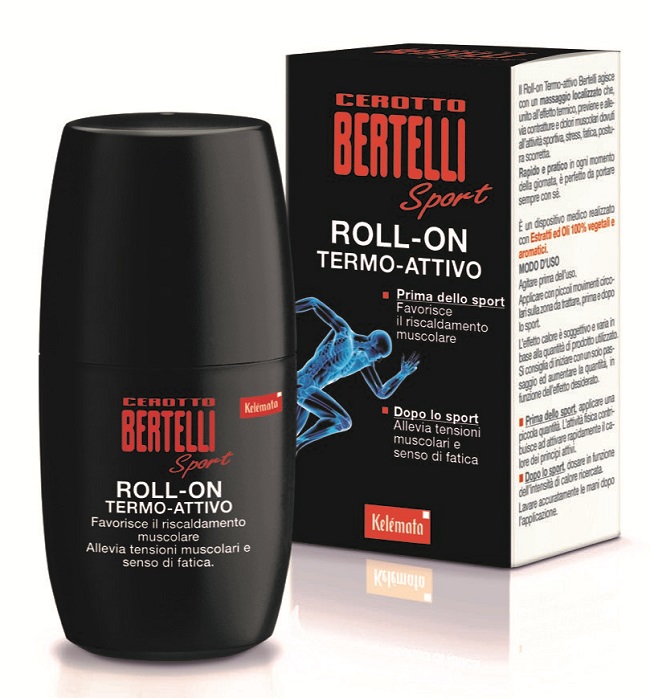 BERTELLI CEROTTO SPORT ROLL-ON TERMO-ATTIVO 50 ML - Farmacia Rossi2 - Farmacia Rossi 
