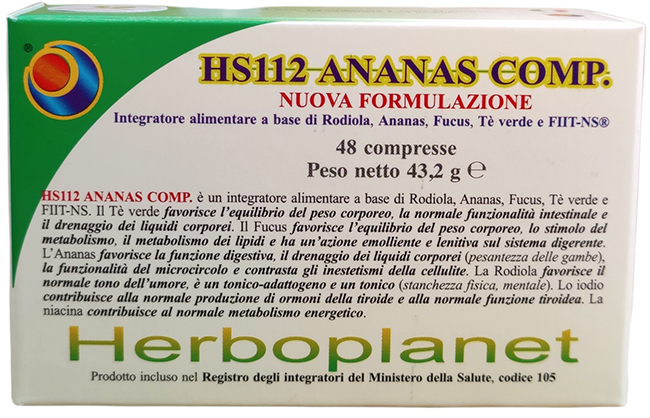 HS112 ANANAS COMP 48 COMPRESSE - Farmacia Rossi2 - Farmacia Rossi 