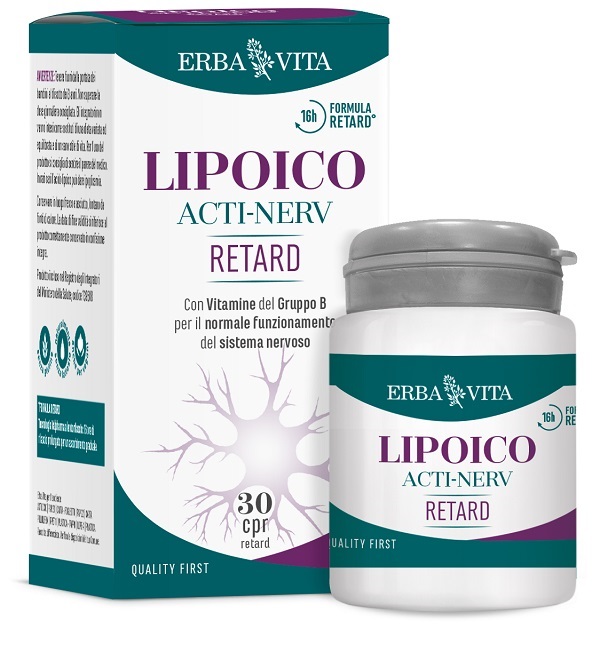 LIPOICO ACTI NERV RETARD 30 COMPRESSE - Farmacia Rossi2 - Farmacia Rossi 