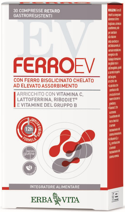 FERRO EV RETARD 30 COMPRESSE - Farmacia Rossi2 - Farmacia Rossi 