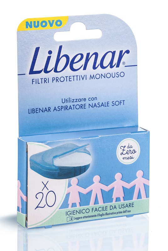 LIBENAR ASPIRATORE NASALE SOFT FILTRI 20 PEZZI - Farmacia Rossi2 - Farmacia Rossi 